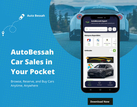Auto Bessah Export — Application mobile pour l'export automobile